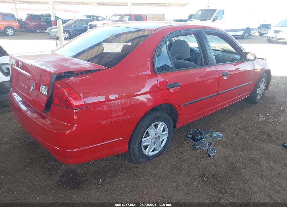 2005 HONDA CIVIC VIN: 1HGES16315L012642