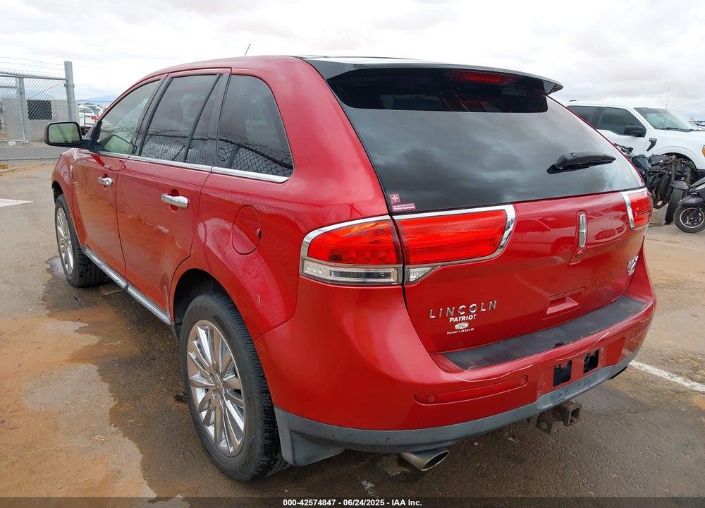 2011 LINCOLN MKX VIN: 2LMDJ8JK3BBJ17778