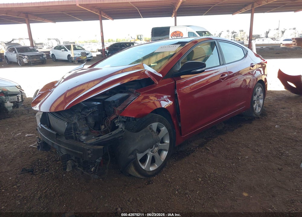 2012 HYUNDAI ELANTRA VIN: KMHDH4AE0CU463972