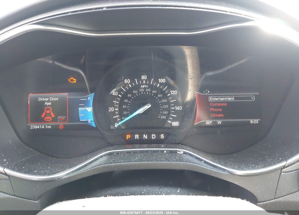 2016 FORD FUSION VIN: 3FA6P0K90GR188049