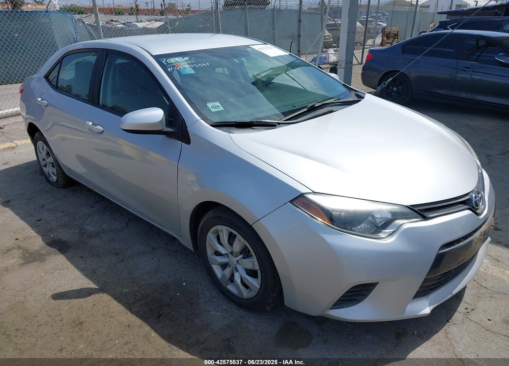 2015 TOYOTA COROLLA LE VIN: 2T1BURHE6FC355531
