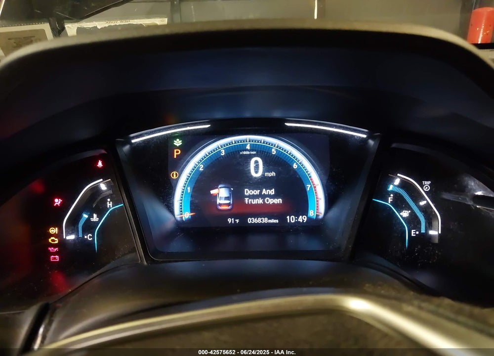 2019 HONDA CIVIC VIN: 2HGFC2F67KH565080