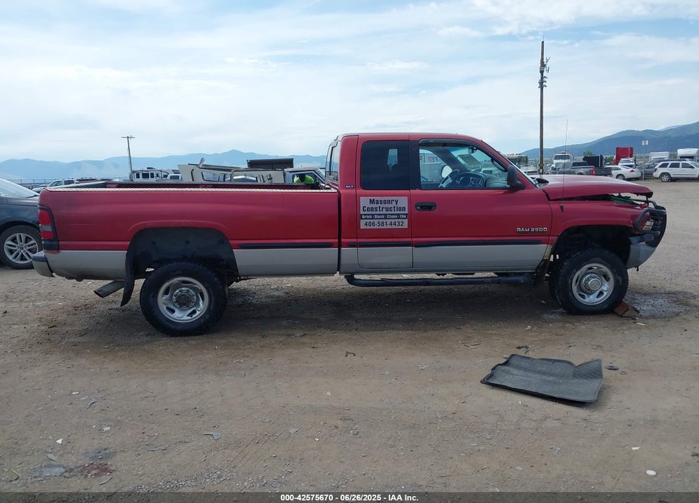 1999 DODGE RAM 2500 ST VIN: 1B7KF2362XJ596848