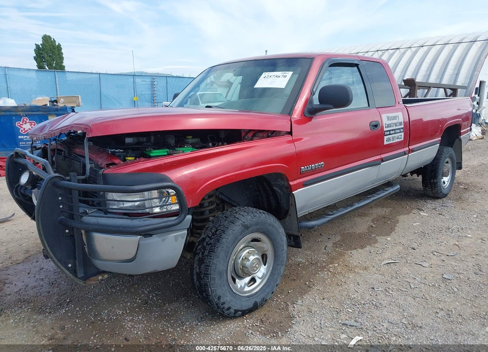1999 DODGE RAM 2500 ST VIN: 1B7KF2362XJ596848