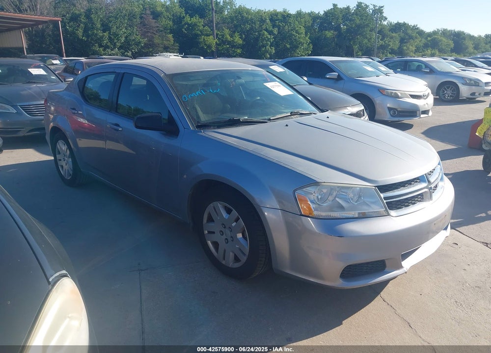 2013 DODGE AVENGER SE VIN: 1C3CDZAB2DN613871