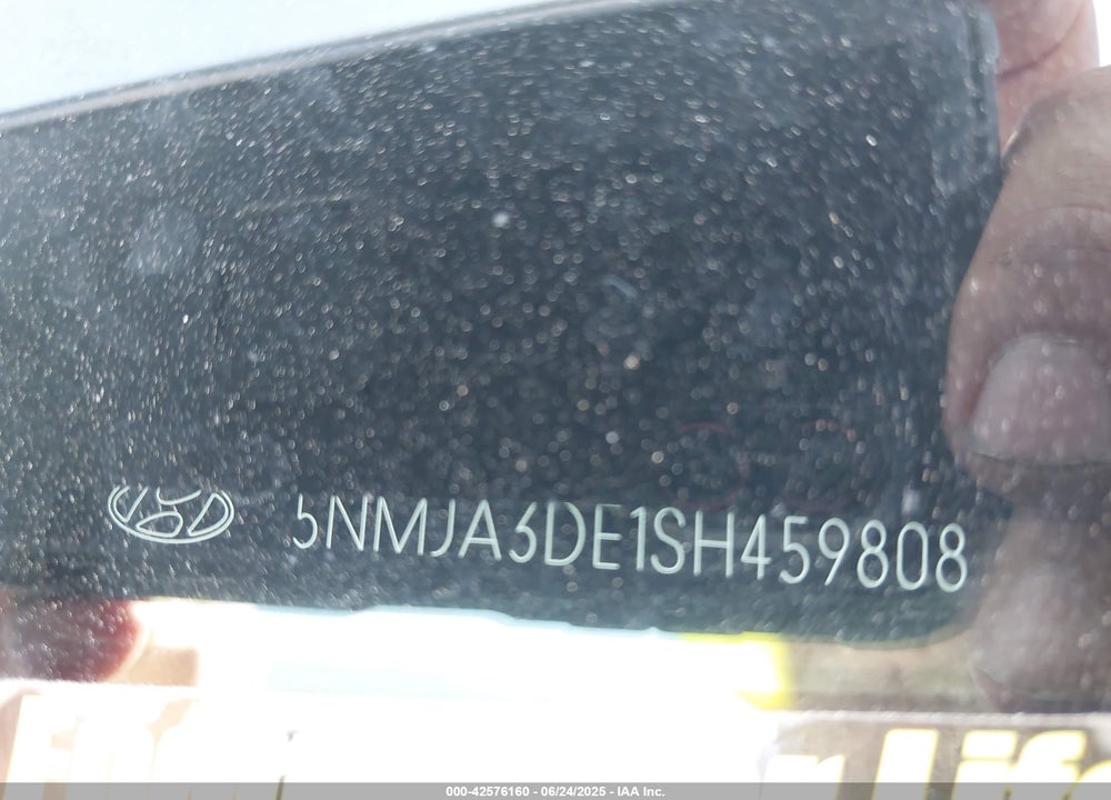2025 HYUNDAI TUCSON VIN: 5NMJA3DE1SH459808