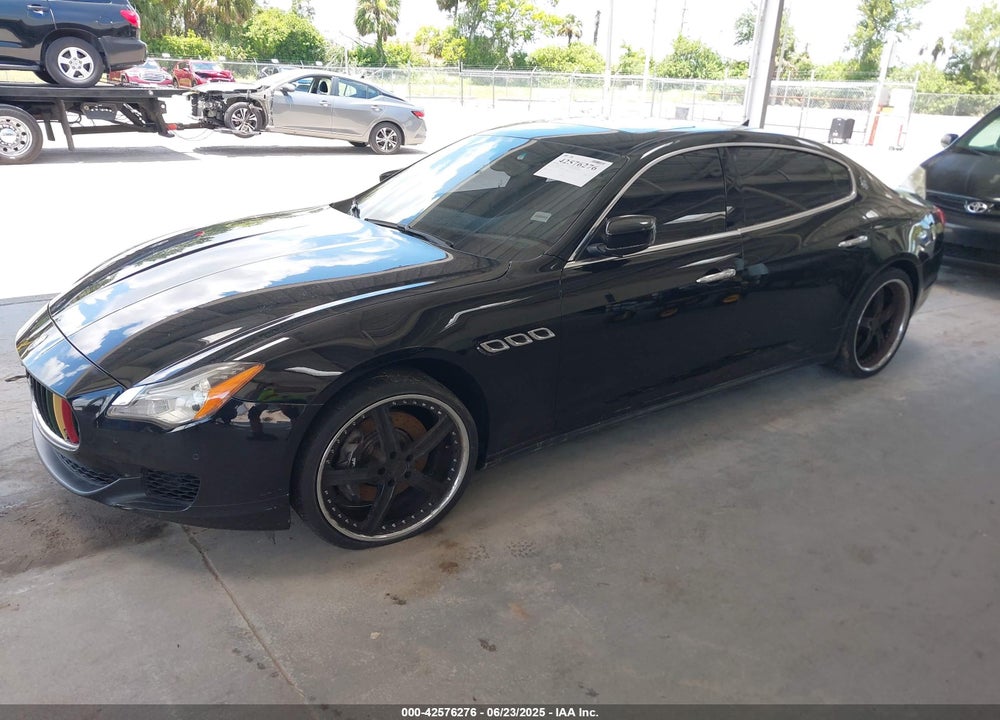 2016 MASERATI QUATTROPORTE S VIN: ZAM56RPA9G1170235