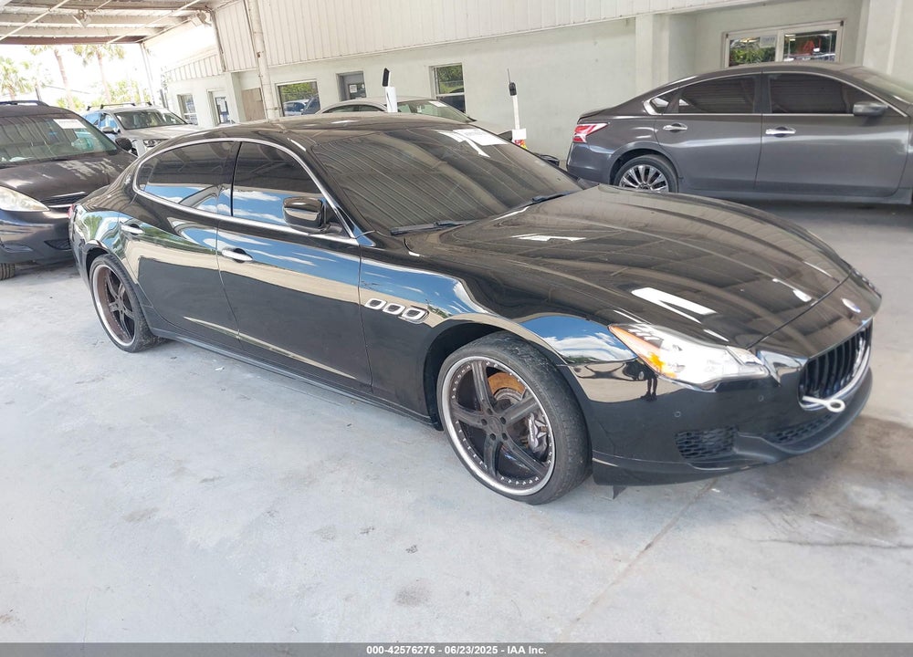 2016 MASERATI QUATTROPORTE S VIN: ZAM56RPA9G1170235