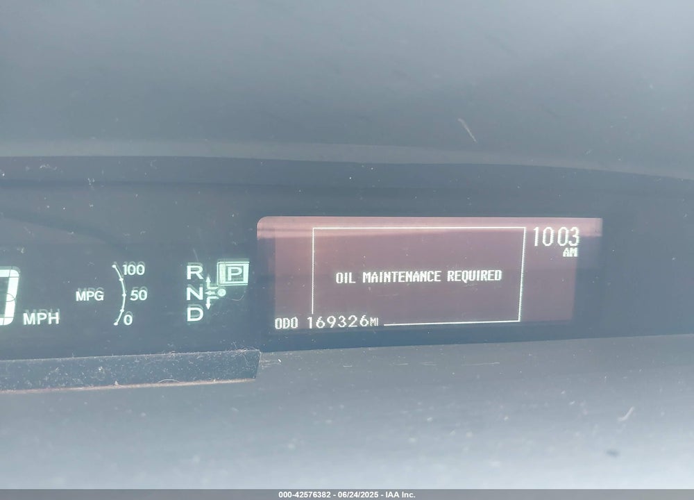 2010 TOYOTA PRIUS II VIN: JTDKN3DU4A0130003