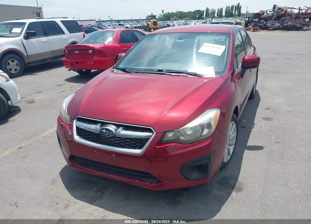 2012 SUBARU IMPREZA 2.0I PREMIUM VIN: JF1GJAC68CH017173