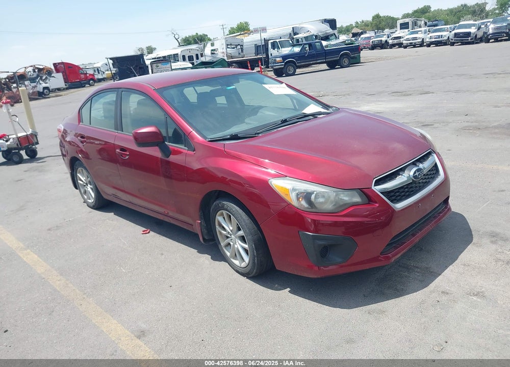 2012 SUBARU IMPREZA 2.0I PREMIUM VIN: JF1GJAC68CH017173
