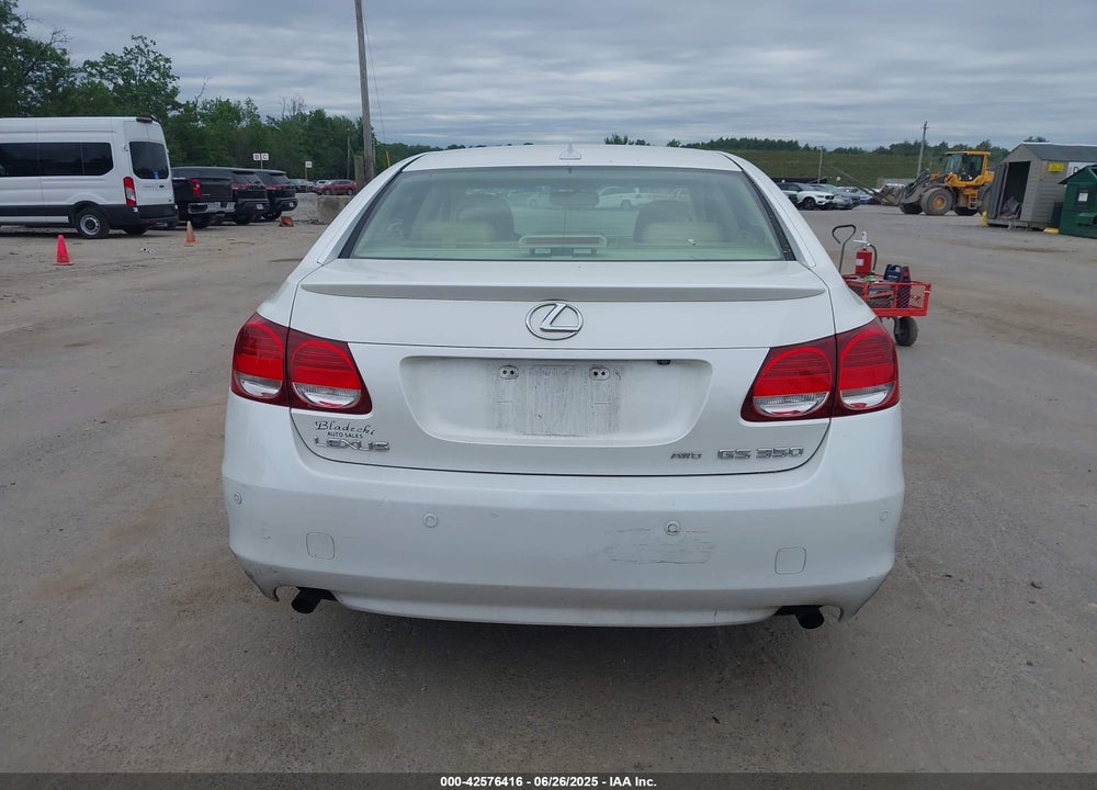 2010 LEXUS GS VIN: JTHCE1KS6A0027237