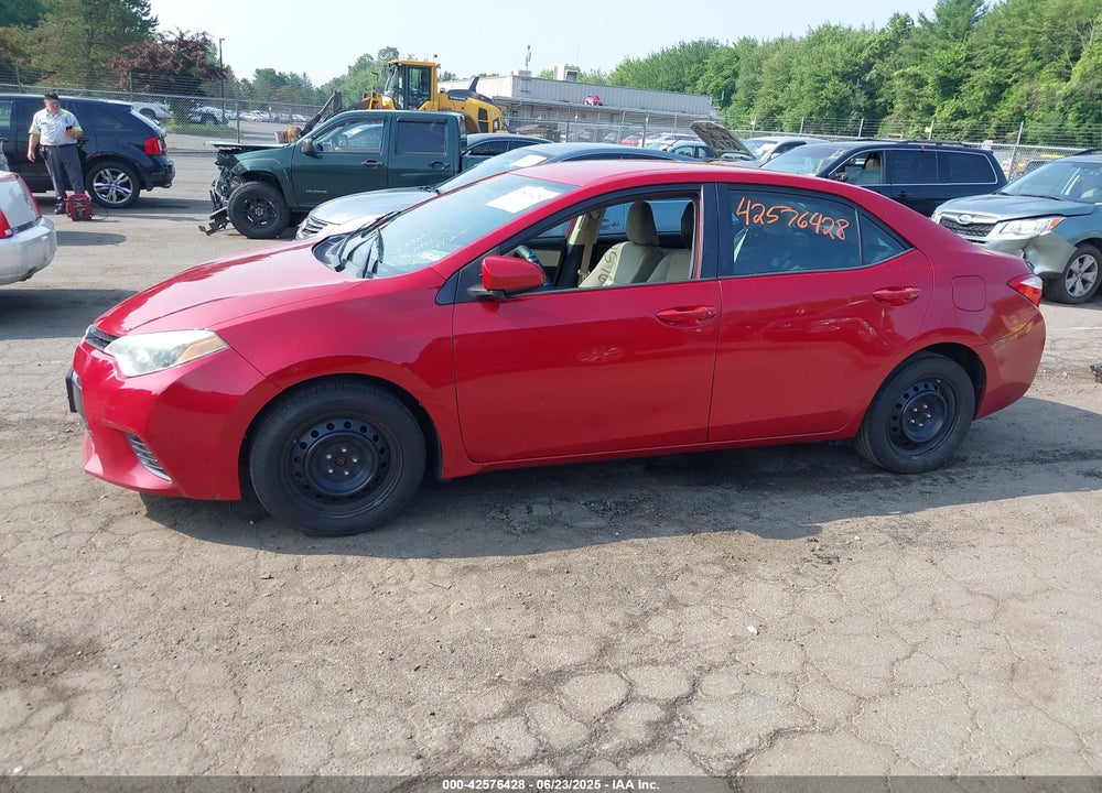 2015 TOYOTA COROLLA LE VIN: 2T1BURHE0FC380277