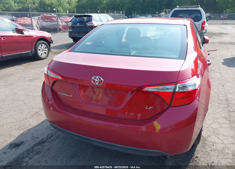 2015 TOYOTA COROLLA LE VIN: 2T1BURHE0FC380277