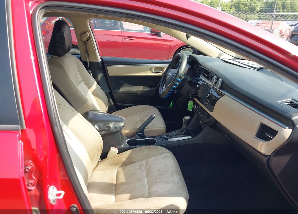 2015 TOYOTA COROLLA LE VIN: 2T1BURHE0FC380277