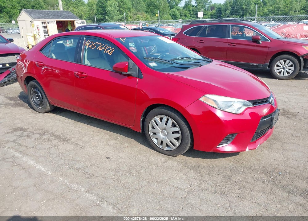 2015 TOYOTA COROLLA LE VIN: 2T1BURHE0FC380277