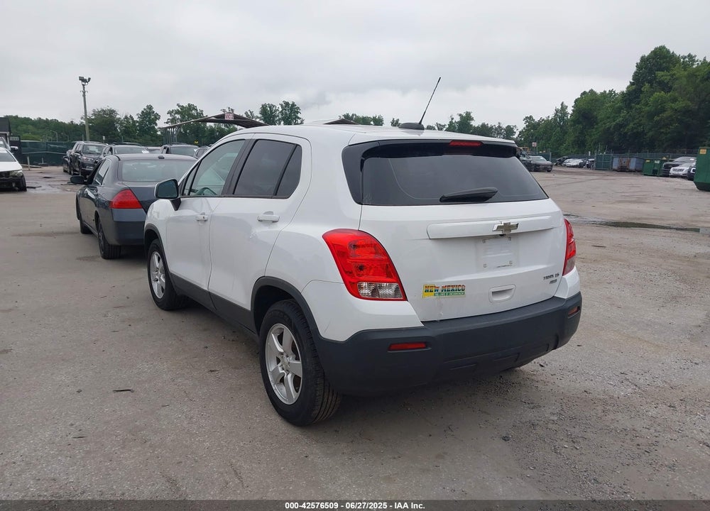 2016 CHEVROLET TRAX VIN: 3GNCJNSB9GL141255