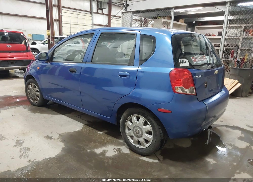 2004 CHEVROLET AVEO LS VIN: KL1TJ62674B134536
