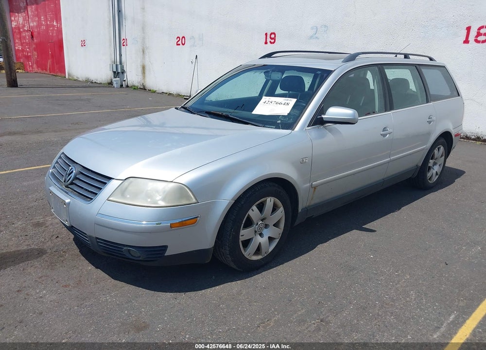 2002 VOLKSWAGEN PASSAT GLX VIN: WVWYH63B22E251202