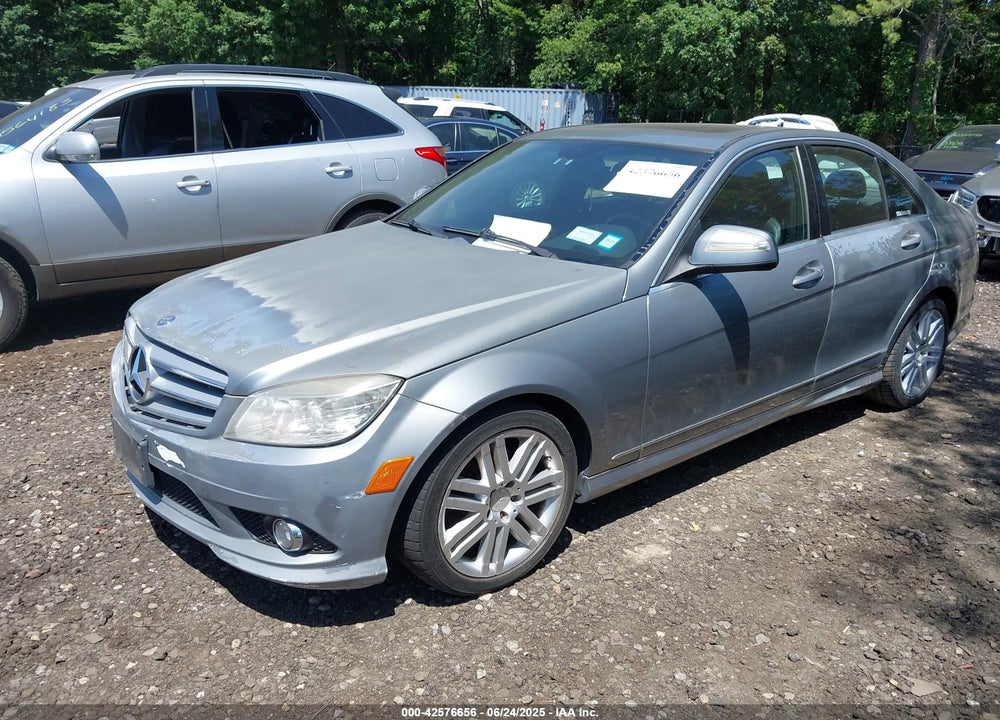 2008 MERCEDES-BENZ C CLASS VIN: WDDGF81X58F175706