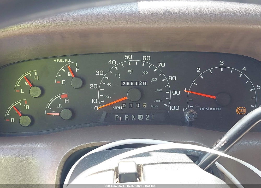 1999 FORD F-250 VIN: 1FTNW20S1XEC77707