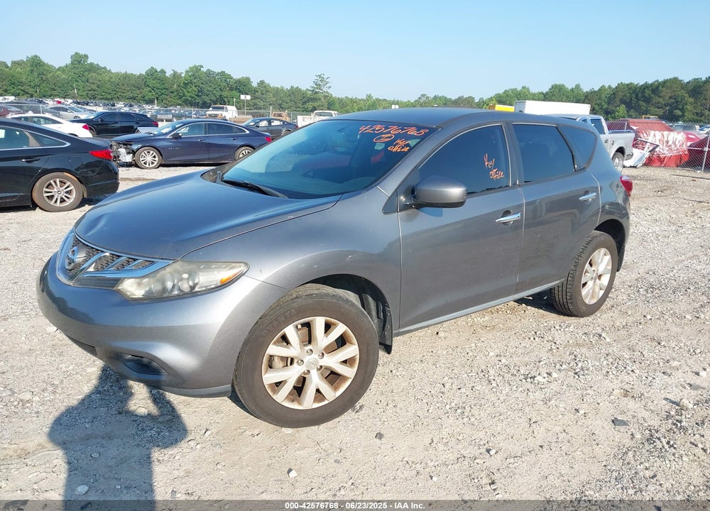 2013 NISSAN MURANO VIN: JN8AZ1MU5DW200652