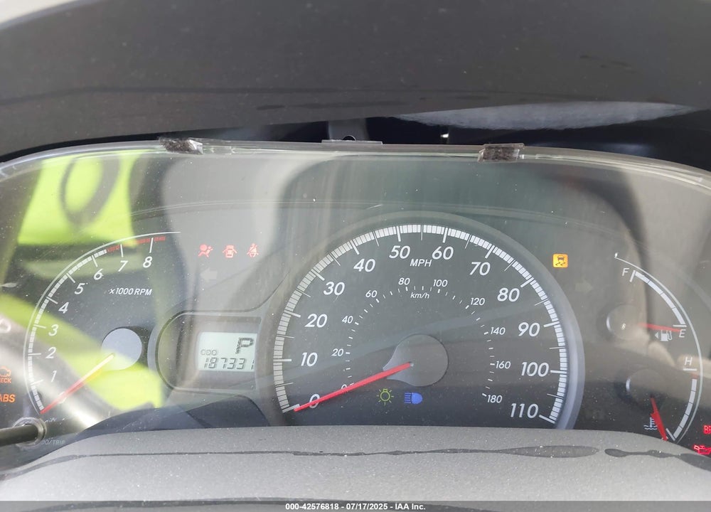 2012 TOYOTA SIENNA LE V6 8 PASSENGER VIN: 5TDKK3DC7CS236218