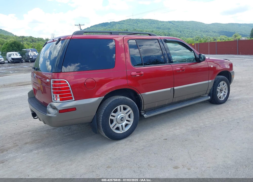 2004 MERCURY MOUNTAINEER VIN: 4M2ZU86K24UJ00614