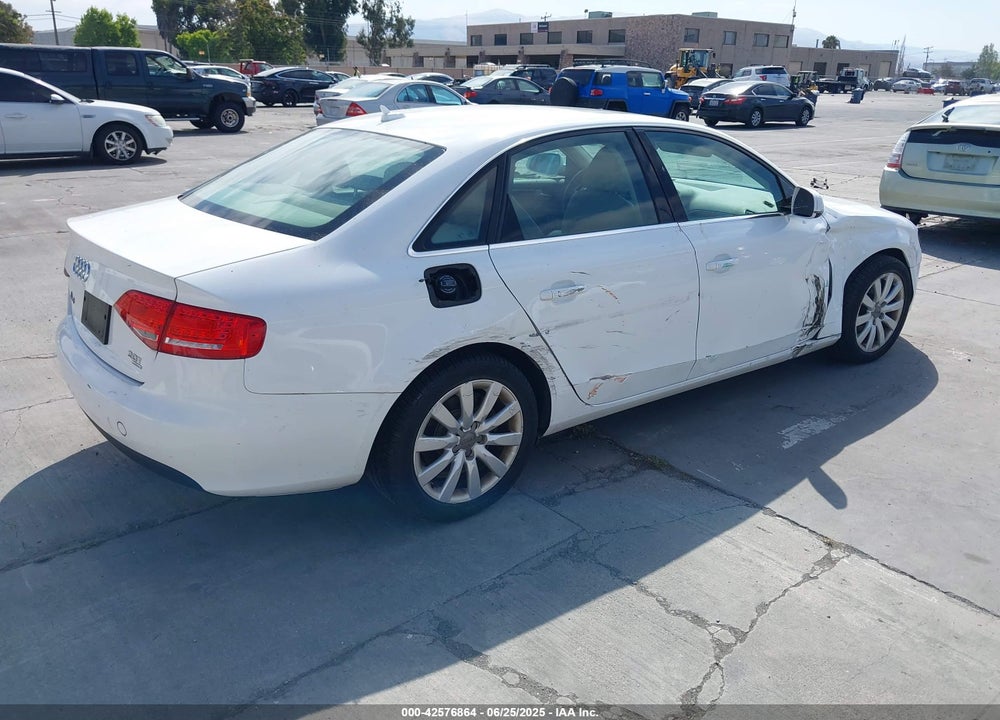 2011 AUDI A4 VIN: WAUFFAFL1BN027808