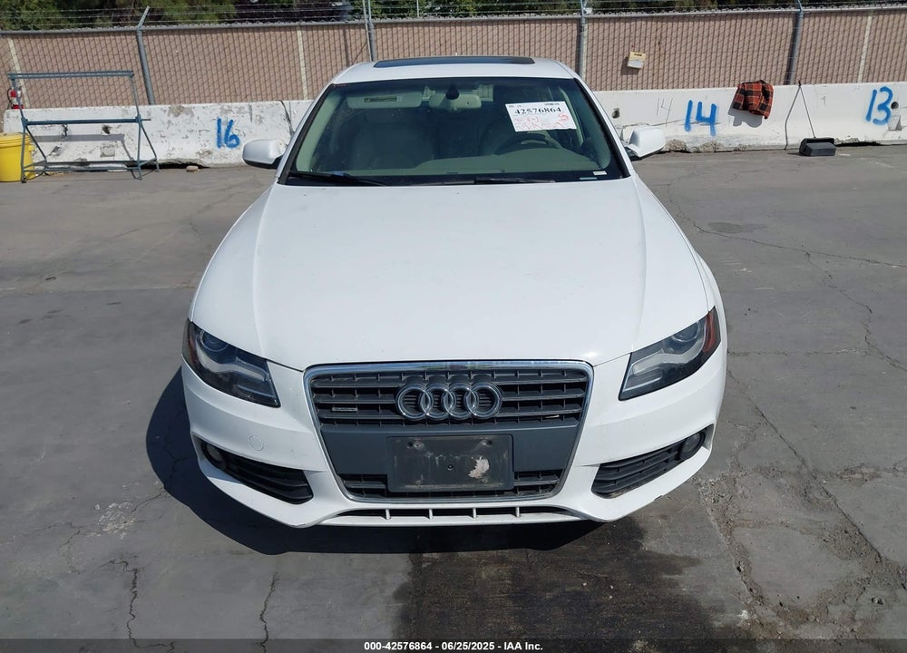 2011 AUDI A4 VIN: WAUFFAFL1BN027808