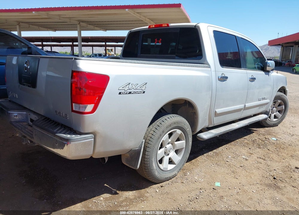 2005 NISSAN TITAN VIN: 1N6AA07B75N560551