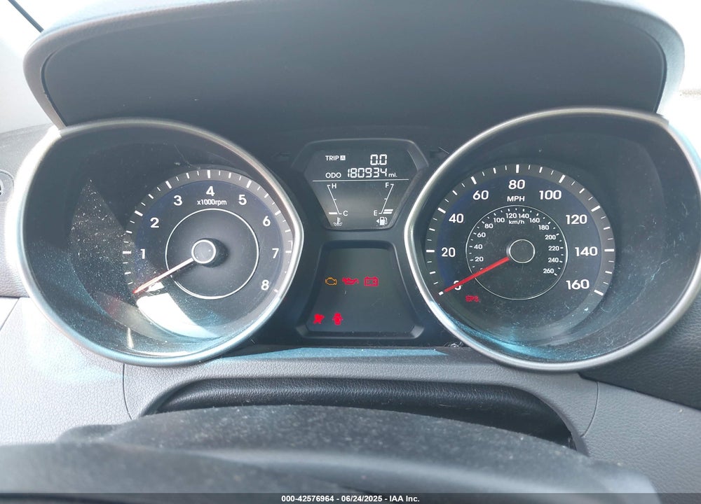2013 HYUNDAI ELANTRA VIN: 5NPDH4AEXDH156616