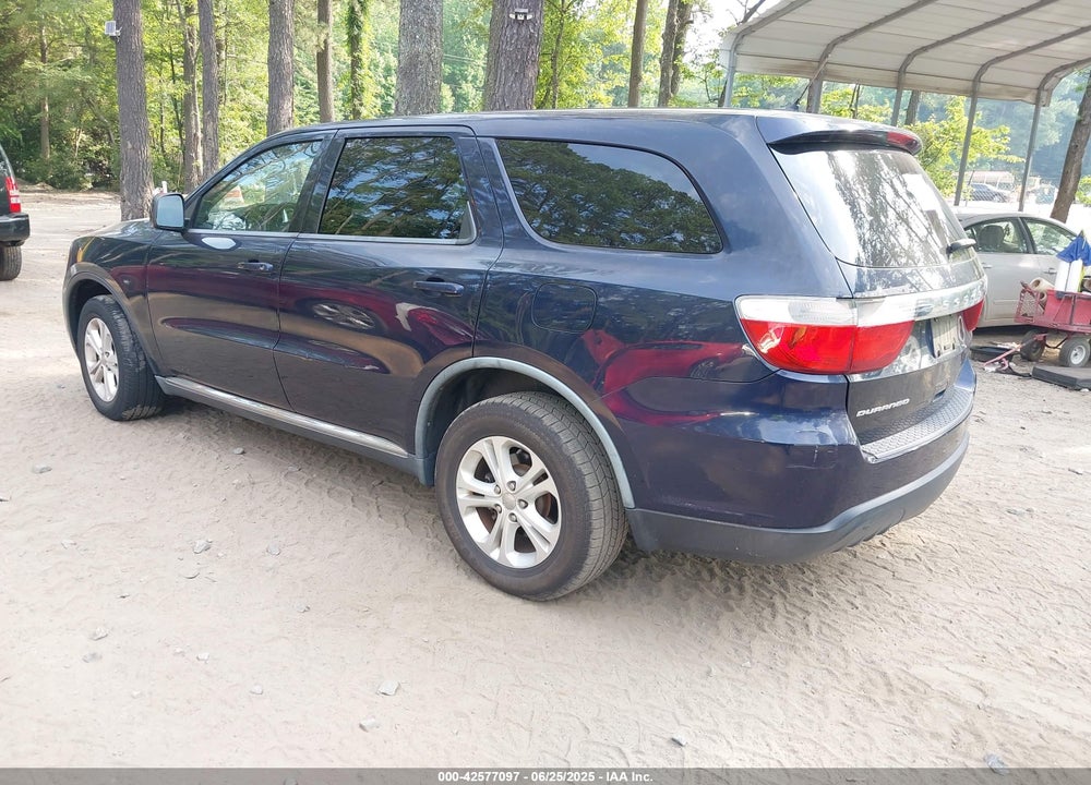 2012 DODGE DURANGO VIN: 1C4RDHAG1CC169789