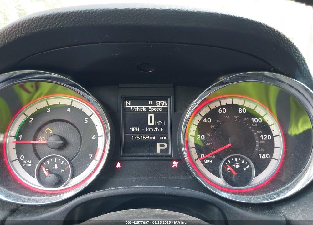 2012 DODGE DURANGO VIN: 1C4RDHAG1CC169789