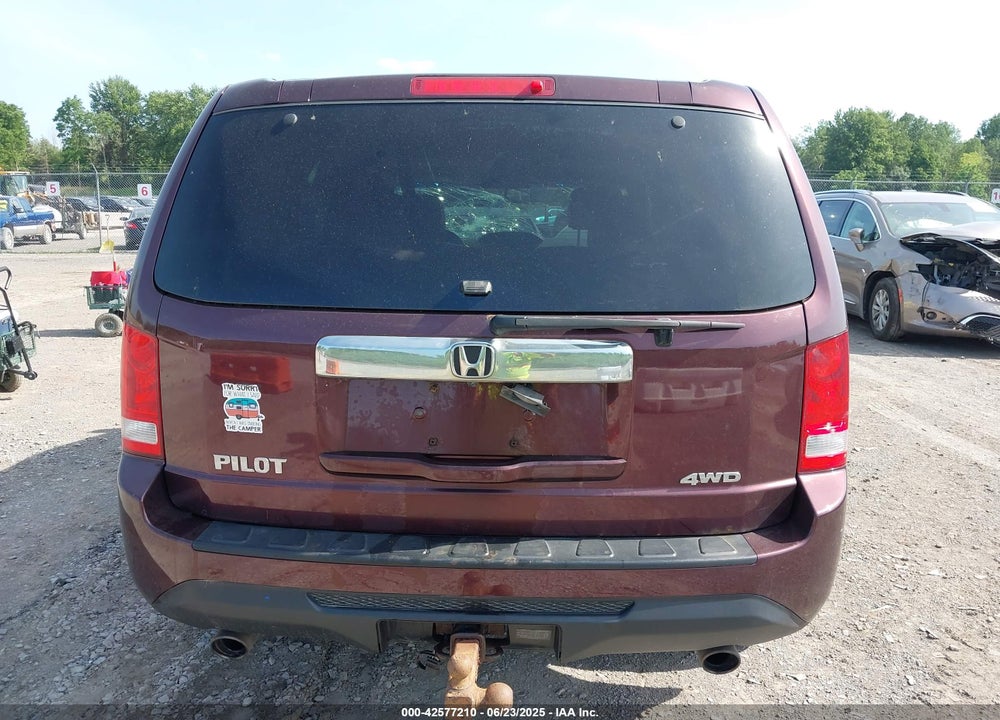 2012 HONDA PILOT VIN: 5FNYF4H60CB028534