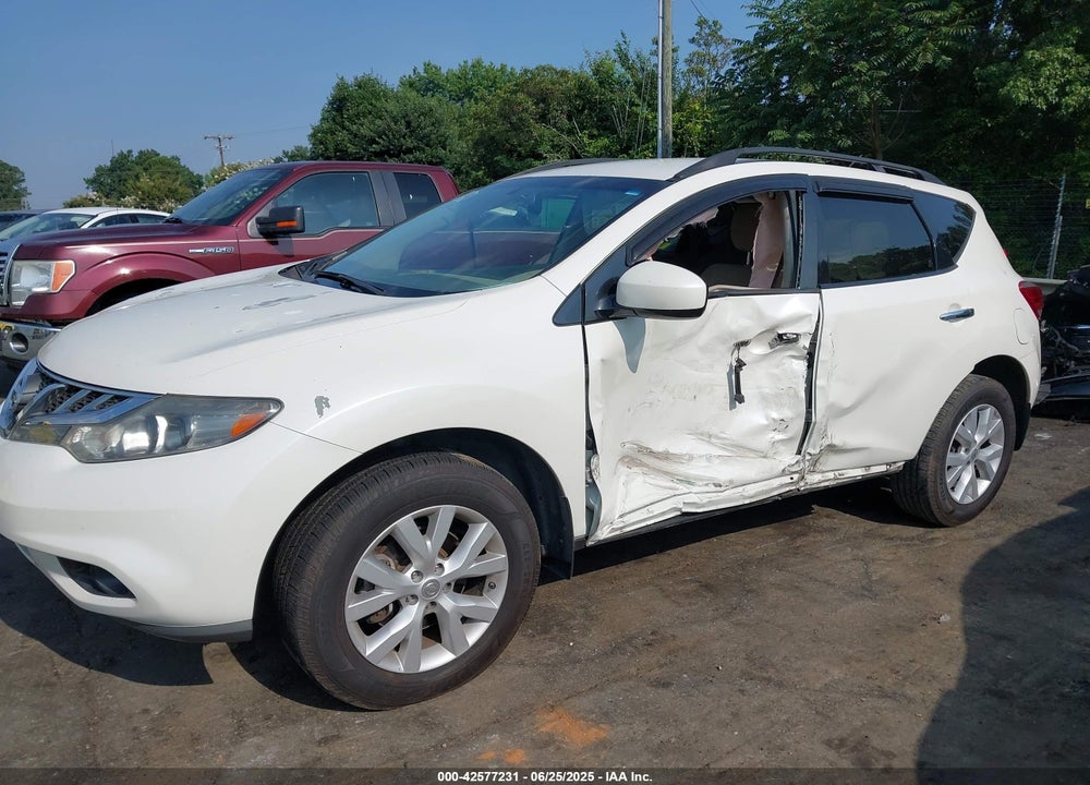 2013 NISSAN MURANO VIN: JN8AZ1MU2DW213780