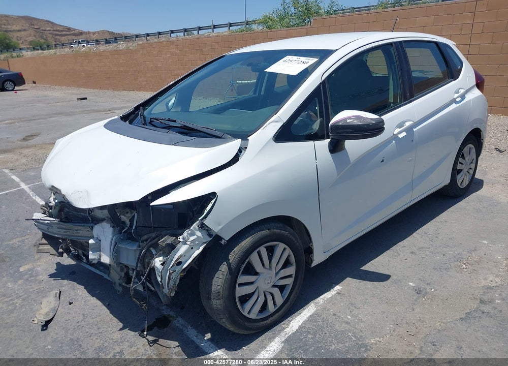 2016 HONDA FIT LX VIN: JHMGK5H58GX020647