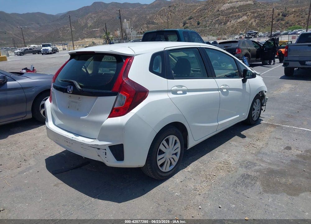 2016 HONDA FIT LX VIN: JHMGK5H58GX020647