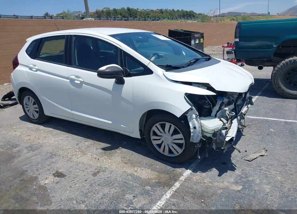 2016 HONDA FIT LX VIN: JHMGK5H58GX020647