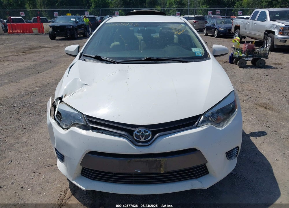 2016 TOYOTA COROLLA VIN: 2T1BURHE2GC716349