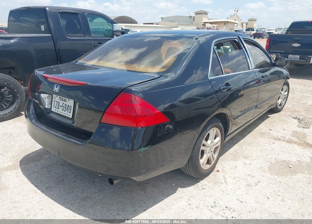 2007 HONDA ACCORD 2.4 SE VIN: 1HGCM56397A226852