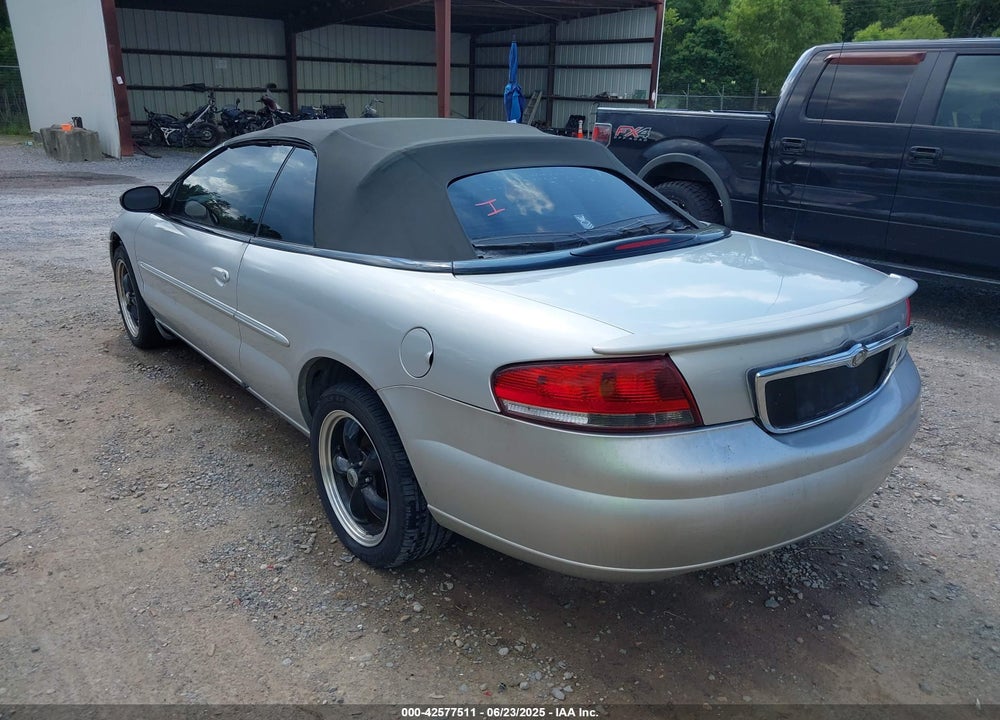 2003 CHRYSLER SEBRING GTC VIN: 1C3EL75T73N507434
