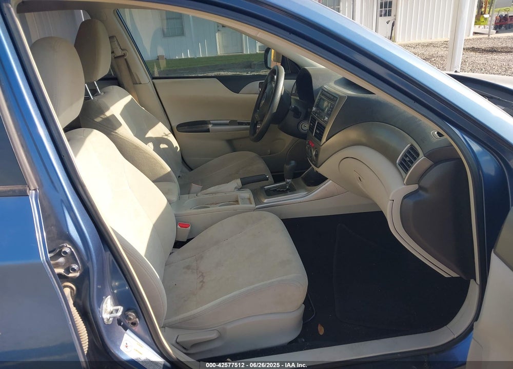 2009 SUBARU IMPREZA VIN: JF1GH61689H818190