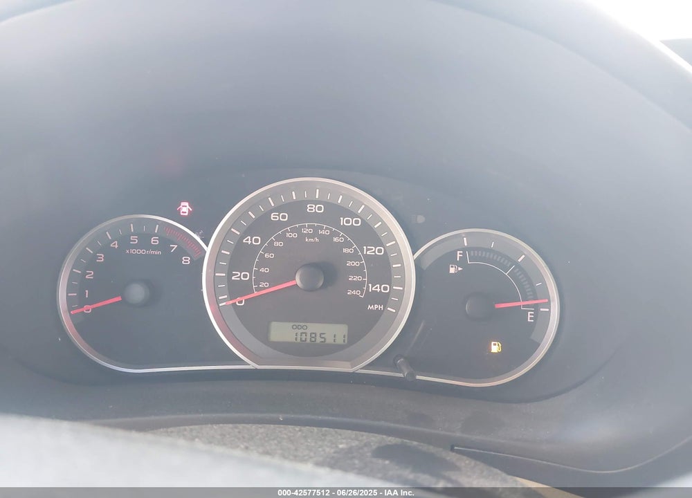 2009 SUBARU IMPREZA VIN: JF1GH61689H818190