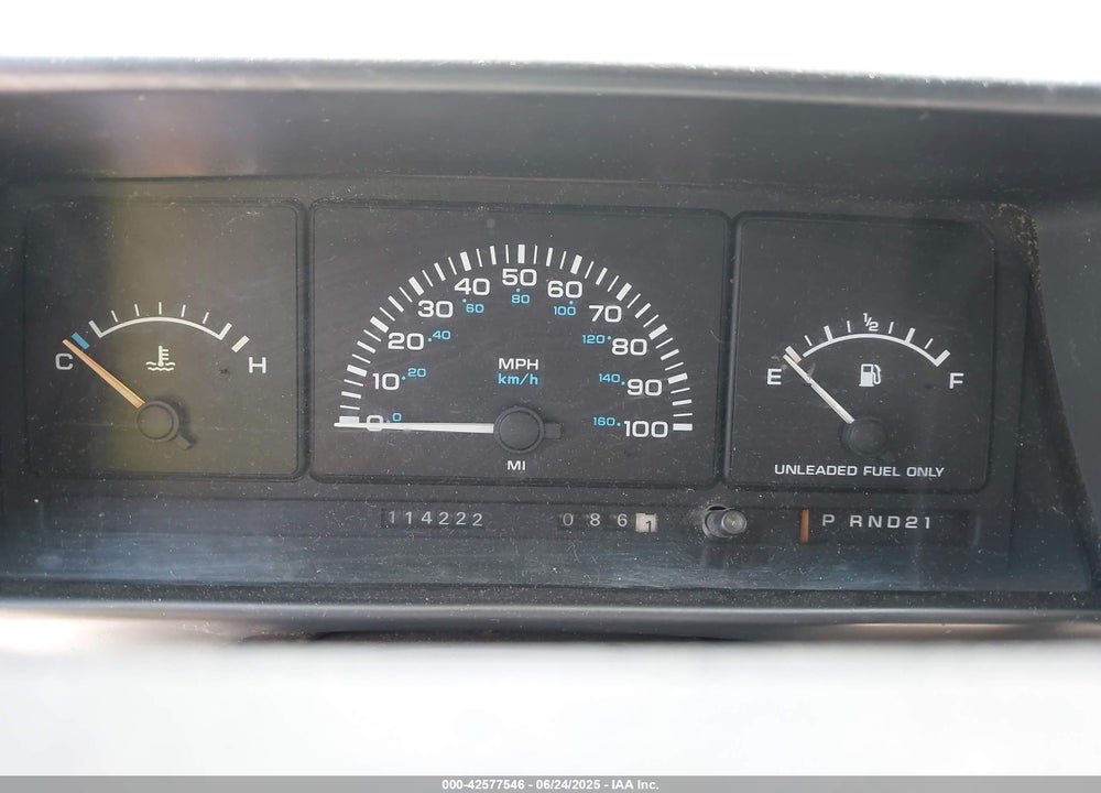 1992 DODGE CARAVAN VIN: 2B4GH2532NR682931