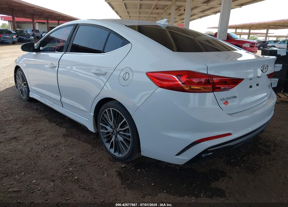 2018 HYUNDAI ELANTRA VIN: KMHD04LB5JU454174