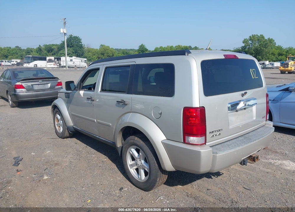 2008 DODGE NITRO VIN: 1D8GU58K58W267392