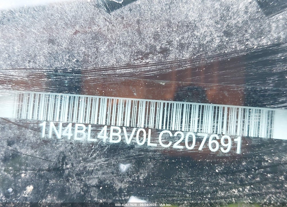 2020 NISSAN ALTIMA VIN: 1N4BL4BV0LC207691