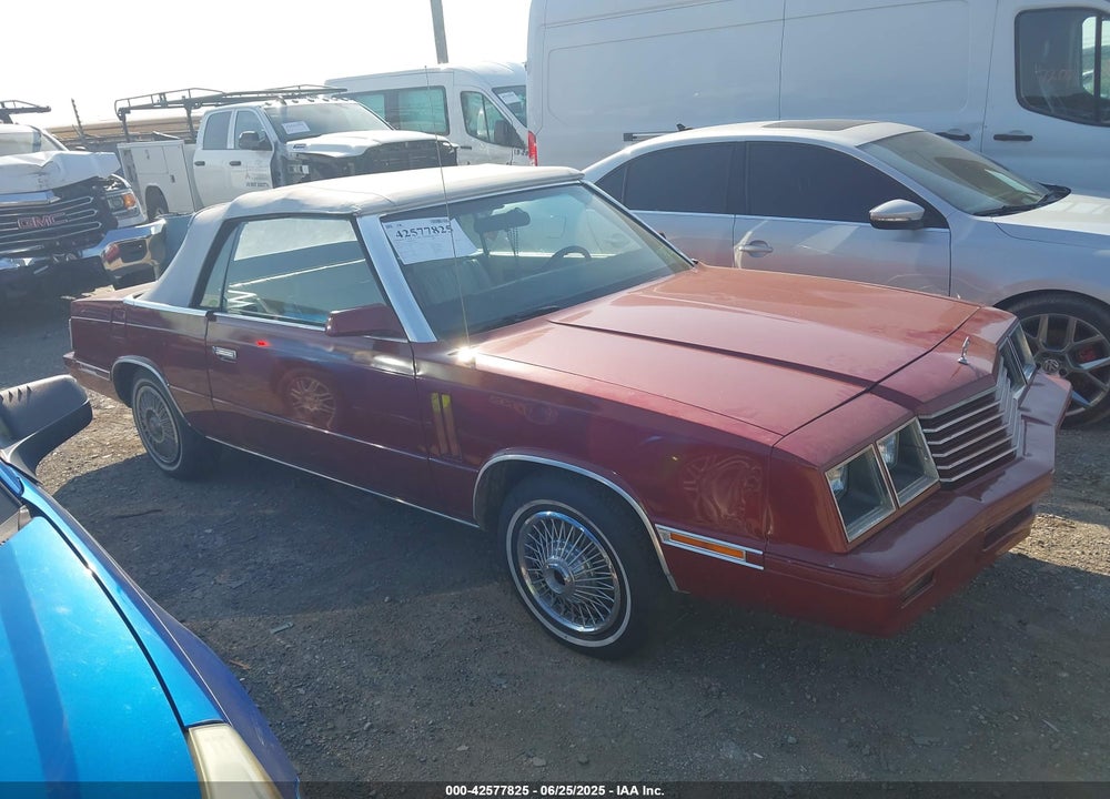 1984 DODGE 600 VIN: 1B3BV55GXEG317815