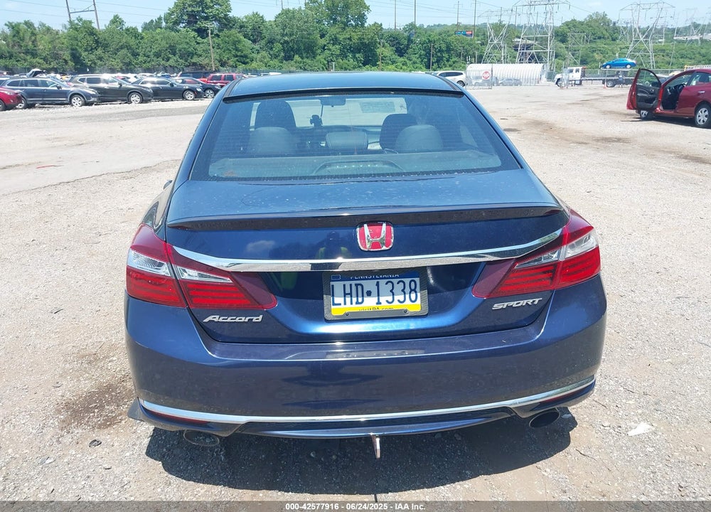 2016 HONDA ACCORD VIN: 1HGCR2F59GA046451